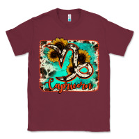 Burgundy capricorn turquoise cowhide Classic Tee - RanaPortraitStore