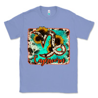 Colony Blue capricorn turquoise cowhide Classic Tee - RanaPortraitStore