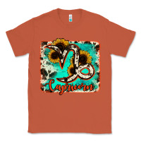 Copper capricorn turquoise cowhide Classic Tee - RanaPortraitStore