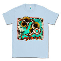 Dusty Blue capricorn turquoise cowhide Classic Tee - RanaPortraitStore