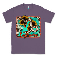 Lavender capricorn turquoise cowhide Classic Tee - RanaPortraitStore