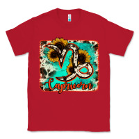 Red capricorn turquoise cowhide Classic Tee - RanaPortraitStore
