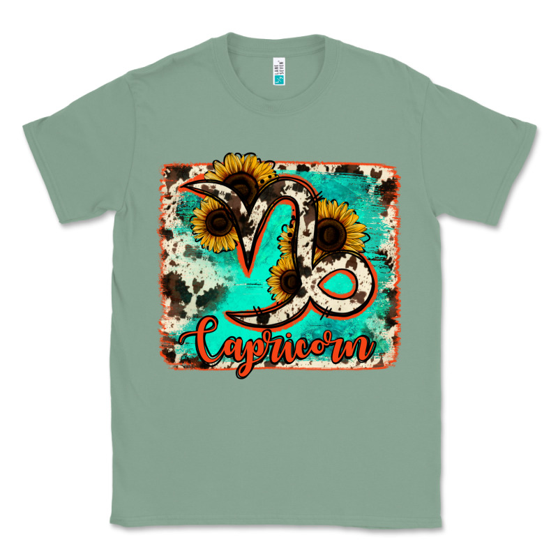Capricorn Turquoise Cowhide Classic Tee by RanaPortraitStore | Teevron