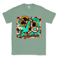 Sage capricorn turquoise cowhide Classic Tee - RanaPortraitStore