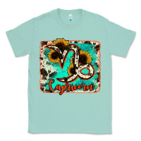 Seafoam capricorn turquoise cowhide Classic Tee - RanaPortraitStore