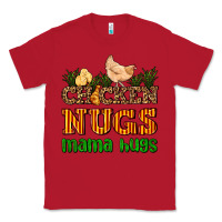 Red chicken nugs mama hugs Classic Tee - AdoDesignShop