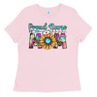 Bubblegum Pink proud nurse mom Ladies Tee - JahusDesignShop