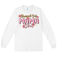 White stressed out mama club Long Sleeve Tee - MaliasSmallBusiness