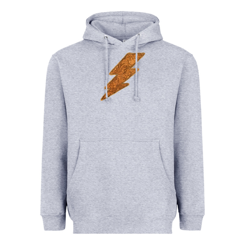 Western Vintage Pattern Lightning Heavyweight Hoodie by Bettercallsaul | Teevron