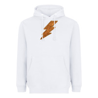 White Western Vintage Pattern Lightning Heavyweight Hoodie - Bettercallsaul