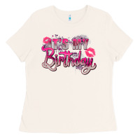 Bone pink its my birthday Ladies Tee - Zillion Design Studio