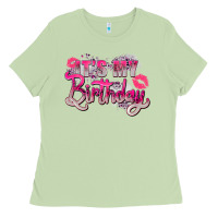 Matcha pink its my birthday Ladies Tee - Zillion Design Studio