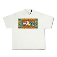 Pistachio mom goat sunflowers license plate Urban Heavy Tee - Artiststas