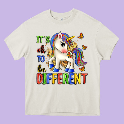 It's Ok To Be Different Heavy Core Tee Designed By Zillion Design Studio