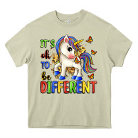 Mossy it's ok to be different Heavy Core Tee - Zillion Design Studio