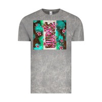 Cloud Rock pink floral nurse with flowers Vintage Tee - AdoDesignShop