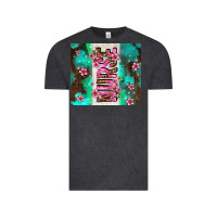 Vintage Black pink floral nurse with flowers Vintage Tee - AdoDesignShop