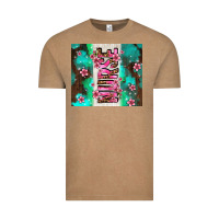 Vintage Coffee pink floral nurse with flowers Vintage Tee - AdoDesignShop