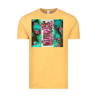 Vintage Mustard pink floral nurse with flowers Vintage Tee - AdoDesignShop
