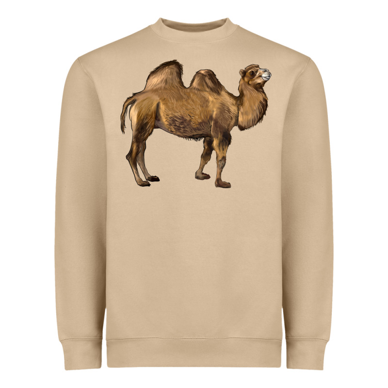Camel Heavyweight Sweatshirt by LillyAllenDesigns | Teevron