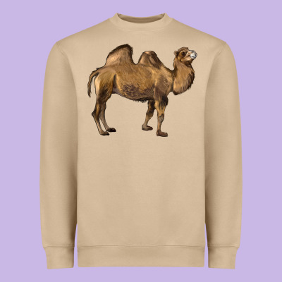 Camel Heavyweight Sweatshirt Designed By Lillyallendesigns