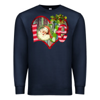 Navy Love Christmas Premium Sweatshirt - Bettercallsaul