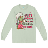 Matcha waiting for my sourdough to rise Long Sleeve Tee - MaliasSmallBusiness