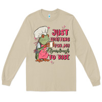 Mushroom waiting for my sourdough to rise Long Sleeve Tee - MaliasSmallBusiness