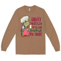 Toasted Coconut waiting for my sourdough to rise Long Sleeve Tee - MaliasSmallBusiness