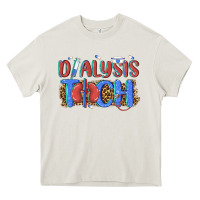 Cream dialysis tech Heavy Core Tee - texasbilliewilder