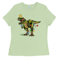 Matcha tree rex christmas Ladies Tee - Zillion Design Studio