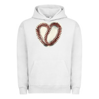 Pigment Lunar Rock Baseball ball heart Urban Hoodie - HowdyJamesFarm