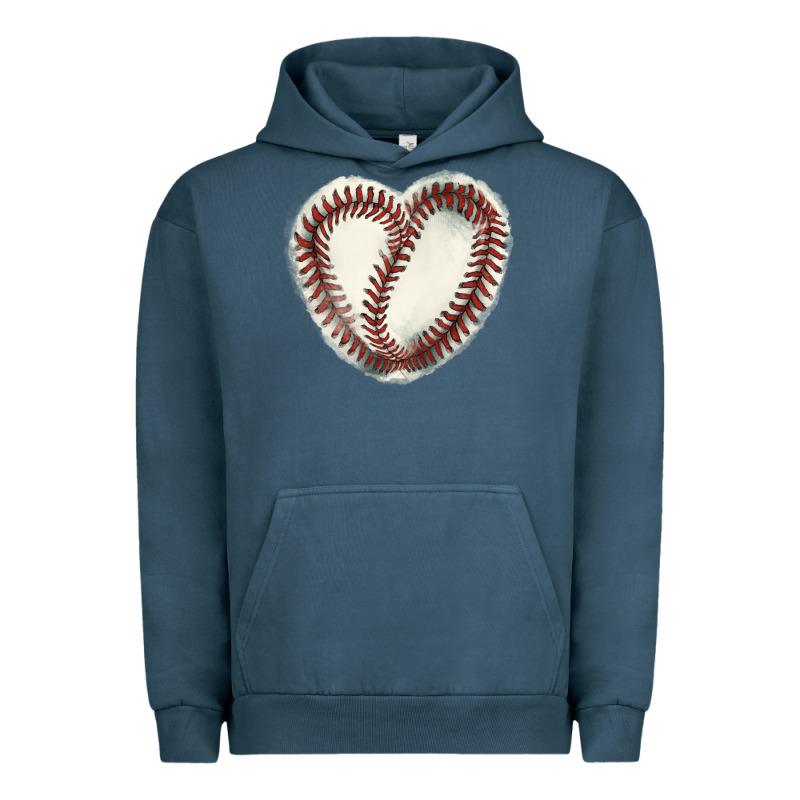 Baseball Ball Heart Urban Hoodie by HowdyJamesFarm | Teevron
