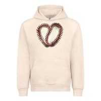 Sandshell Baseball ball heart Urban Hoodie - HowdyJamesFarm