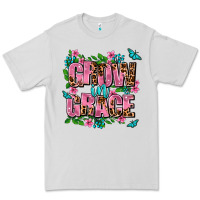 Dove Grey grow in grace Premium Tee - AdoDesignShop