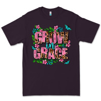 Plum grow in grace Premium Tee - AdoDesignShop