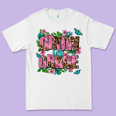 Grow In Grace Premium Tee Designed By Adodesignshop