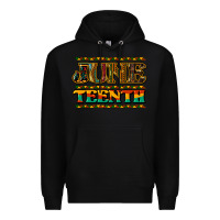 Black juneteenth Premium Hoodie - NancyCooperArtShop
