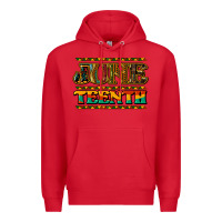 Red juneteenth Premium Hoodie - NancyCooperArtShop