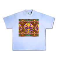 Grape Ice mardi gras sunflowers fleur, de lis glitter leopard background Urban Heavy Tee - Artiststas