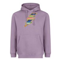 Lavender Yellow Aztec Patterned Lightning Heavyweight Hoodie - Bettercallsaul