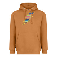 Meerkat Yellow Aztec Patterned Lightning Heavyweight Hoodie - Bettercallsaul
