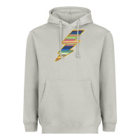 Moon Dust Yellow Aztec Patterned Lightning Heavyweight Hoodie - Bettercallsaul