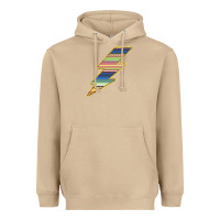 Mushroom Yellow Aztec Patterned Lightning Heavyweight Hoodie - Bettercallsaul