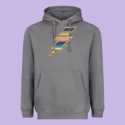 Yellow Aztec Patterned Lightning Heavyweight Hoodie Designed By Bettercallsaul