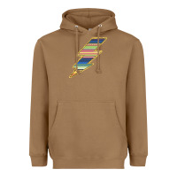 Toasted Coconut Yellow Aztec Patterned Lightning Heavyweight Hoodie - Bettercallsaul