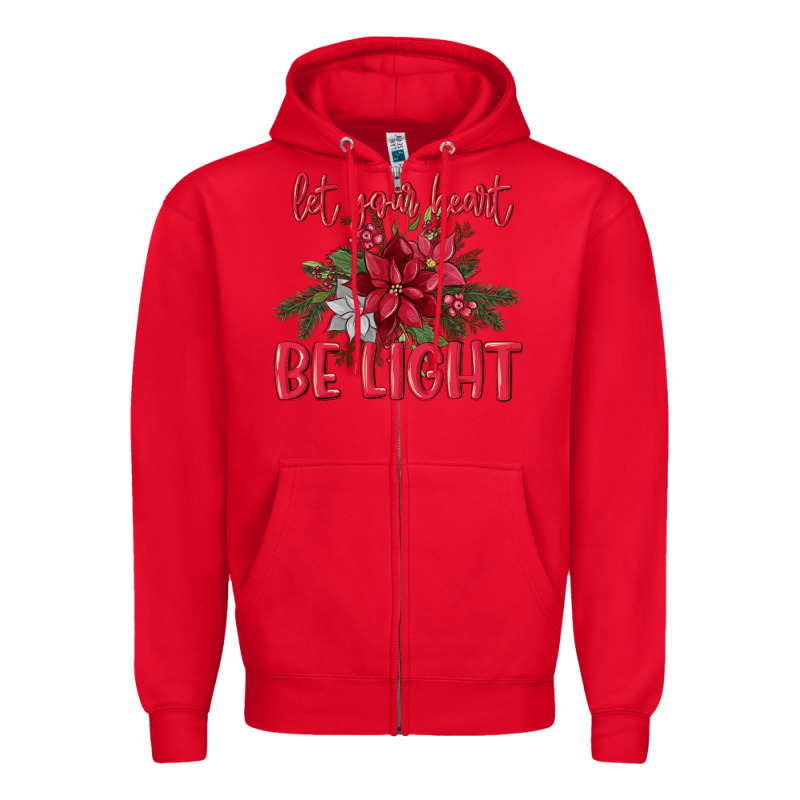 Let Your Heart Be Light Zipper Hoodie by MaliasSmallBusiness | Teevron