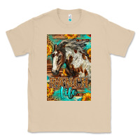 Mushroom Western Ranch Life Mustang Horse Classic Tee - LillyAllenDesigns