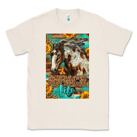 Natural Western Ranch Life Mustang Horse Classic Tee - LillyAllenDesigns