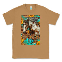 Toasted Coconut Western Ranch Life Mustang Horse Classic Tee - LillyAllenDesigns